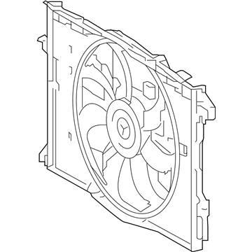 2023 Lexus LS500 Cooling Fan Assembly - 16360-31560