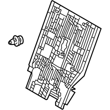 Lexus 71890-48320-C0 CARPET ASSY, RR SEAT