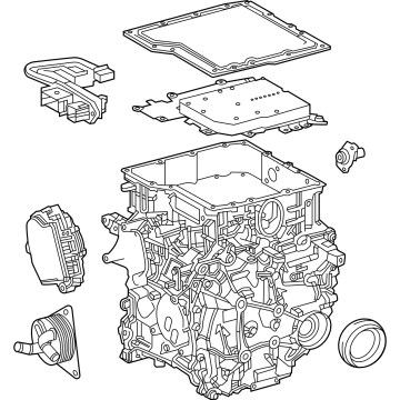 Lexus 30610-46011 TRANSAXLE ASSY, W/MO