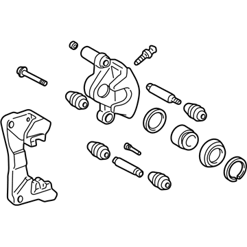 Lexus 47750-33160 Rear Driver Disc Brake Cylinder Assembly