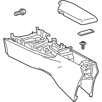 2025 Lexus UX300h Center Console Base - 58910-76080-C2