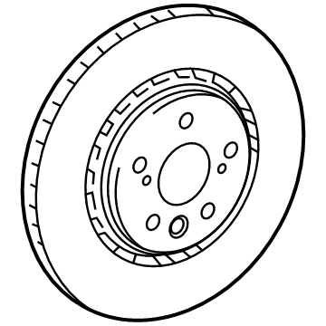 2023 Lexus RX350h Brake Disc - 43512-0E100