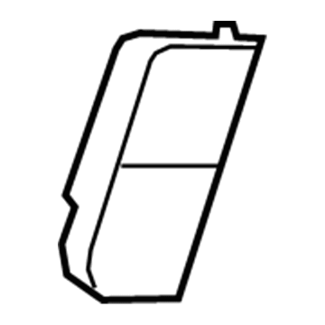 Lexus 72869-0E010-E0 Cover, Center Armrest Hinge