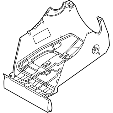 Lexus RZ300e Steering Column Cover - 45024-46120-C0