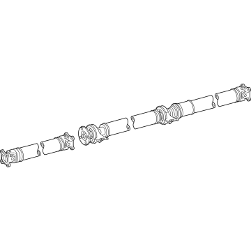 Lexus 37100-48080 SHAFT ASSY, PROPELLE