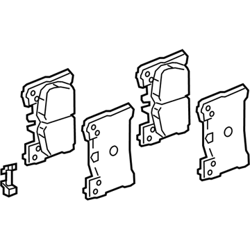 2023 Lexus LS500 Brake Pad Set - 04466-50180