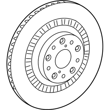 2018 Lexus LC500h Brake Disc - 42432-11010