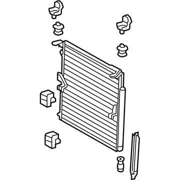 Lexus GX460 A/C Condenser - 884A0-60020