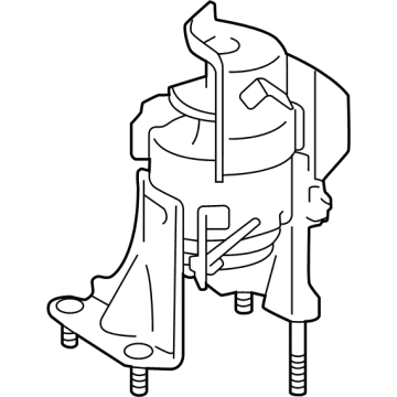 Lexus 12371-F0310 INSULATOR, ENGINE MO