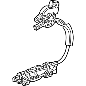 Lexus 69080-46030 HANDLE ASSY, FR DOOR