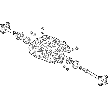 Lexus G1050-28040 MOTOR ASSY, RR TRACT