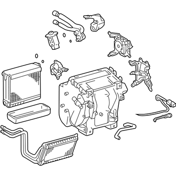 Lexus 87050-60200 Radiator Assy, Air Conditioner