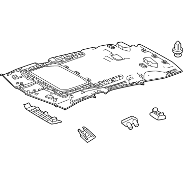 Lexus 63310-0E690-A0 HEADLINING ASSY, ROO