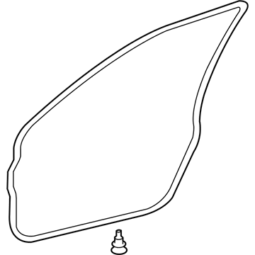 Lexus LS600hL Door Seal - 67861-50040