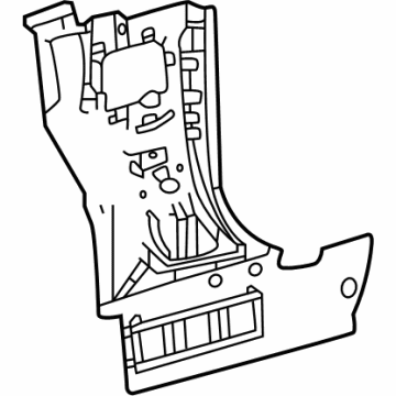 Lexus 61122-46030 PANEL, COWL SIDE, LH