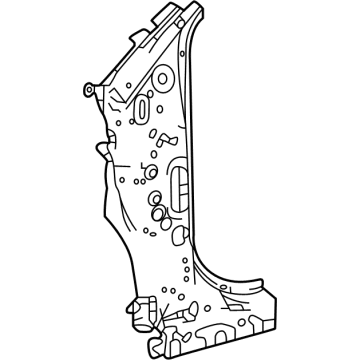 Lexus 61109-46030 REINFORCEMENT SUB-AS