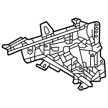 Lexus 61103-46010 REINFORCEMENT SUB-AS