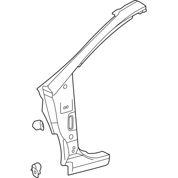 Lexus 61010-46010 MEMBER ASSY, SIDE, R