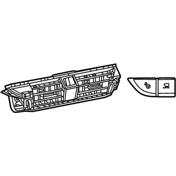 Lexus 55680-48120 REGISTER ASSY, INSTR