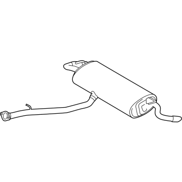 Lexus 17430-25370 PIPE ASSY, EXHAUST T