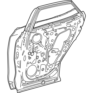 Lexus 67003-46050 PANEL SUB-ASSY, RR D