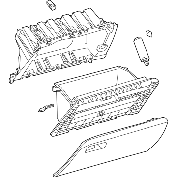 2023 Lexus RX500h Glove Box - 55303-0E160-C0