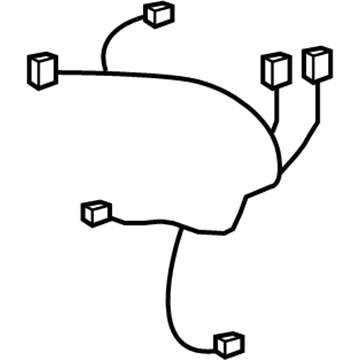 Lexus 82157-30071 Wire, Rear Door, RH