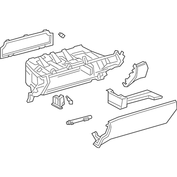 Lexus UX300h Glove Box - 55550-76040-C0