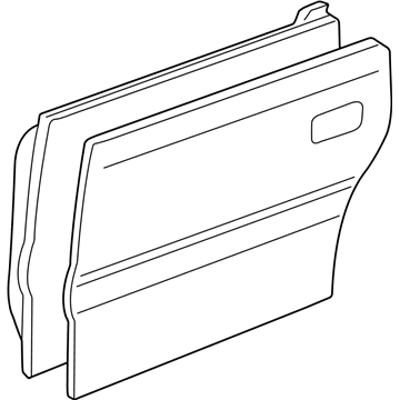 Lexus 67004-33070 Panel Sub-Assy, Rear Door, LH