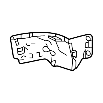 Lexus 61609-46030 BRACE SUB-ASSY, QUAR