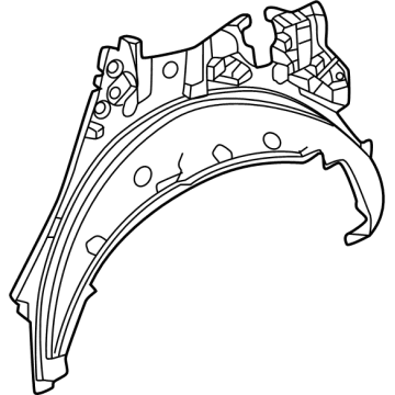 Lexus 61605-46020 REINFORCEMENT SUB-AS