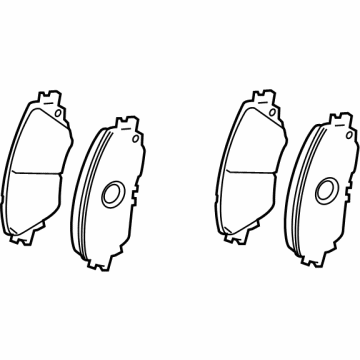 Lexus TX350 Brake Pad Set - 04465-02530