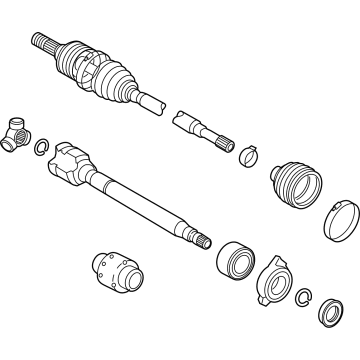 Lexus RX450h+ Axle Shaft - 43410-48220