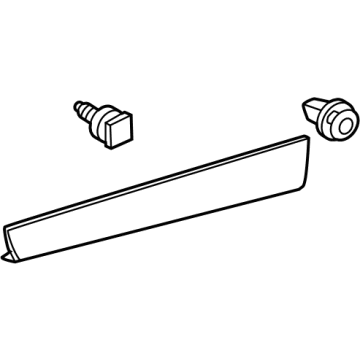 Lexus 75742-48130 MOULDING, RR DOOR, O