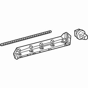 Lexus 75743-0E100 MOULDING, RR DOOR, O