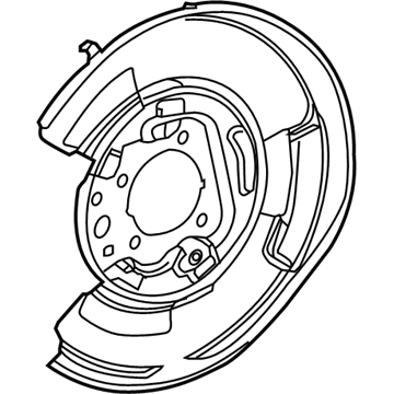 2023 Lexus RC F Backing Plate - 46504-24110