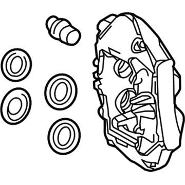 2023 Lexus RC F Brake Caliper - 47850-0W100