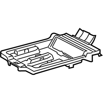 2008 Lexus LS600hL Center Console Base - 58813-50030