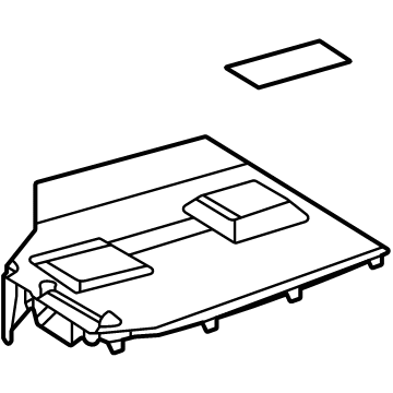 Lexus 58491-0E060 PLATE, BATTERY SERVI