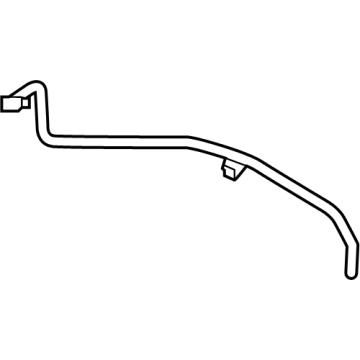 Lexus 88539-48170 HOSE, DRAIN COOLER