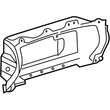 Lexus 55433-50050 Panel, Instrument Panel Finish, Lower NO.2