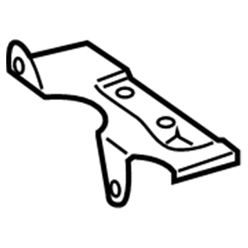 Lexus 86215-50010 Bracket, Radio, NO.4