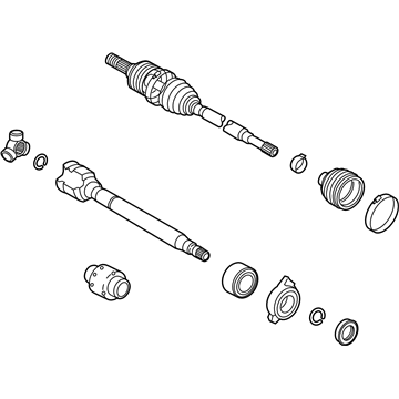 Lexus 43420-42280 Shaft Assembly, FR Drive