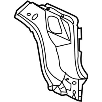 Lexus 61736-48050 Panel, Roof Side, Inner Rear LH