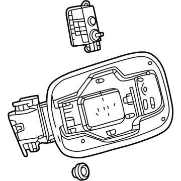 Lexus RX500h Fuel Door - 77305-0E080