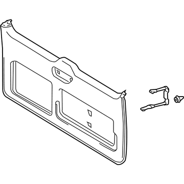 Lexus 64780-60310-A0 Panel Assy, Back Door Trim, RH