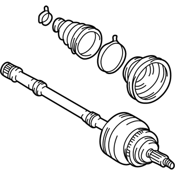 2001 Lexus LS430 Axle Shaft - 42380-59060