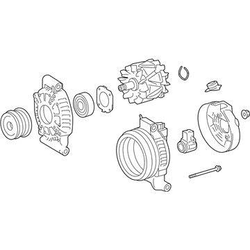 2021 Lexus LC500 Alternator - 27060-38170