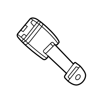 Lexus 73480-0E110-C0 BELT ASSY, RR SEAT