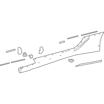 Lexus 75860-11011-J1 MOULDING Assembly, Body